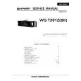 SHARP WQT281Z Service Manual