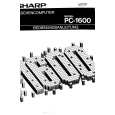 SHARP PC1600 Owners Manual