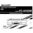 SHARP VC-A43GM Owners Manual
