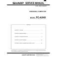 SHARP PC-AX40 Service Manual