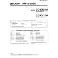 SHARP CD-C421H Parts Catalog