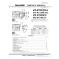 SHARP MDMT20HBL Service Manual