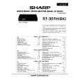 SHARP ST307H Service Manual