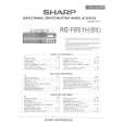 SHARP RGF851H(BK) Service Manual